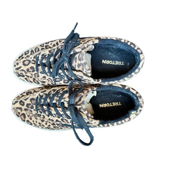 TRETORN Nylite Plus Leather Animal Print Sneakers - Picture 6 of 15